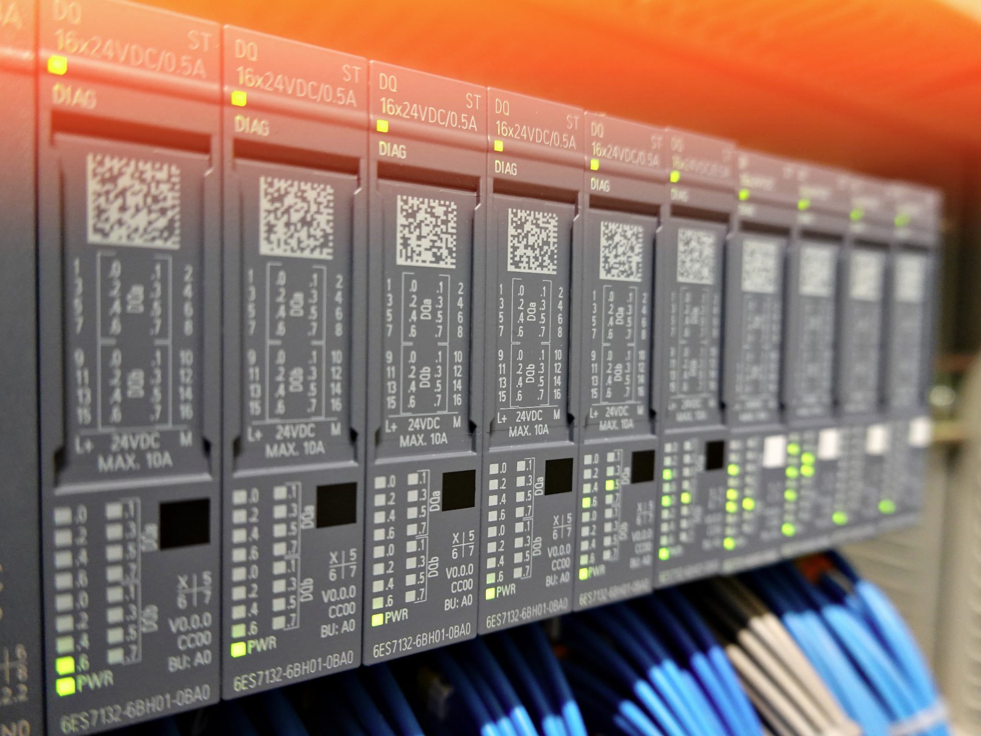 PLC modules - testing and commissioning